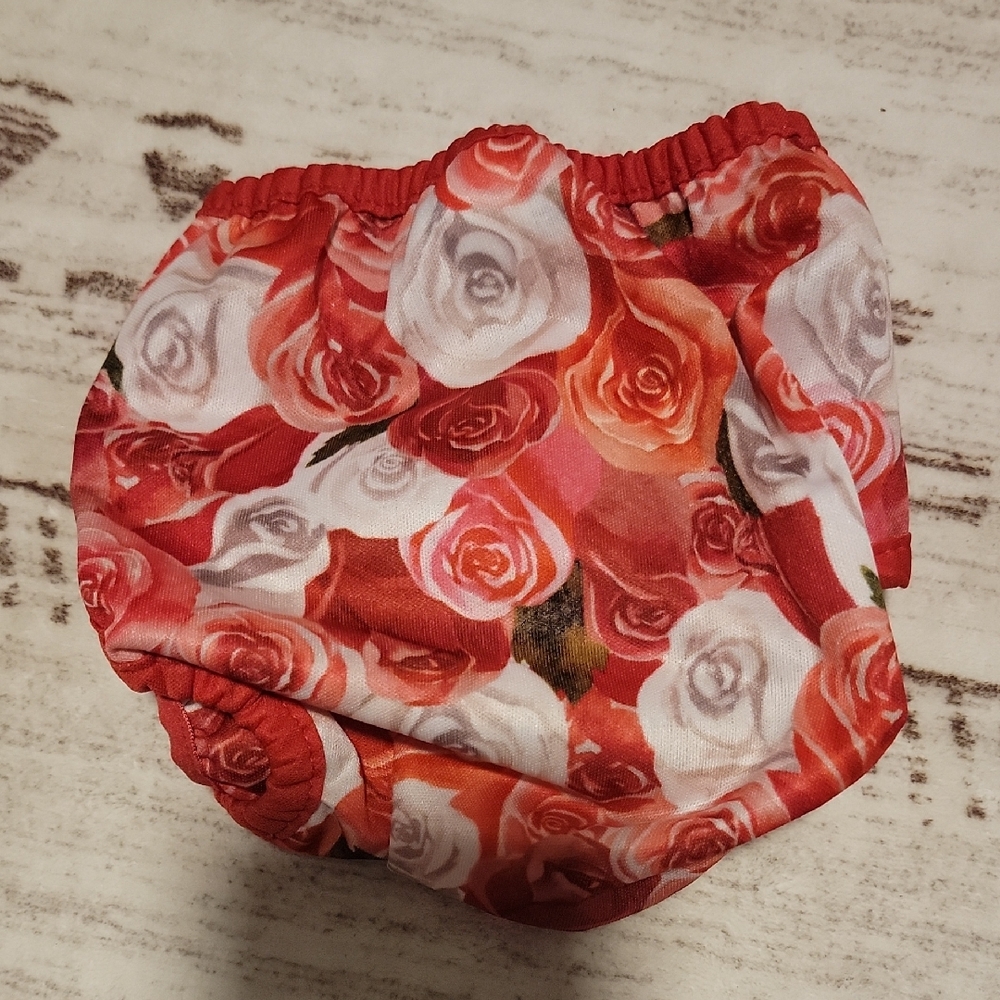 Thirsties Rose Pattern Cloth Diaper Cover